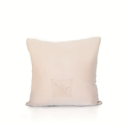 Rare Vintage Exclusive Luxurious Gucci "Blue Bengal" Tiger Landscape Silk Pillow | Iconic Designer Decor | 36" x 36" x 8"