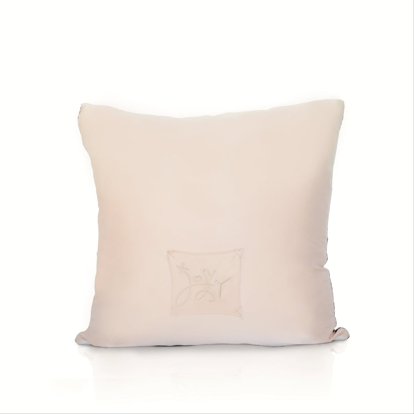 Rare Vintage Elegant Salvatore Ferragamo Iris Floral Print Silk Pillow | Luxurious Italian Decor | 16" x 16" x 8"
