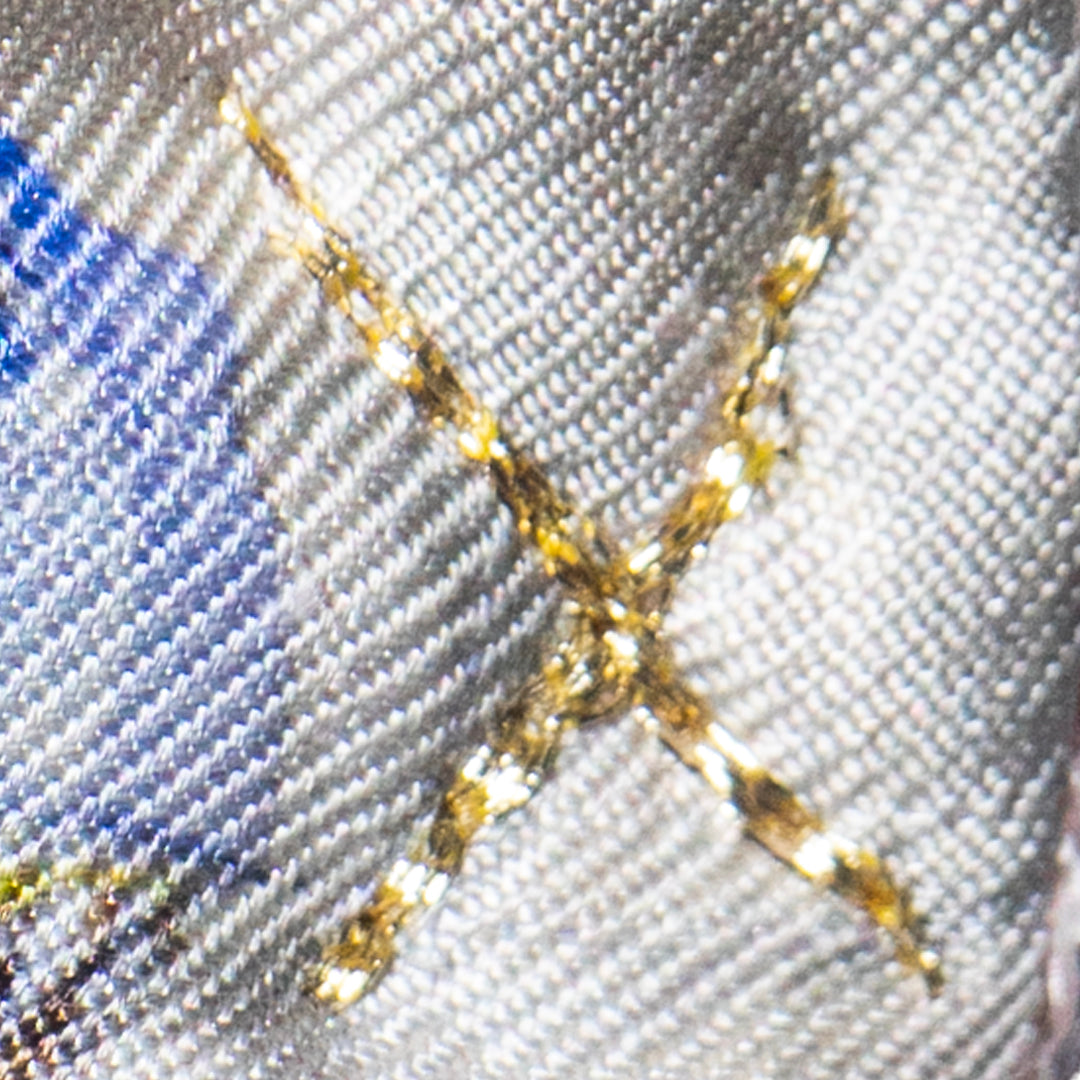 Rare Vintage Luxurious Exclusive Christian Dior Robotic Figures & Tropical Floral Designer Silk Pillow | High-Fashion Art Decor | 22" x 22" x 8"